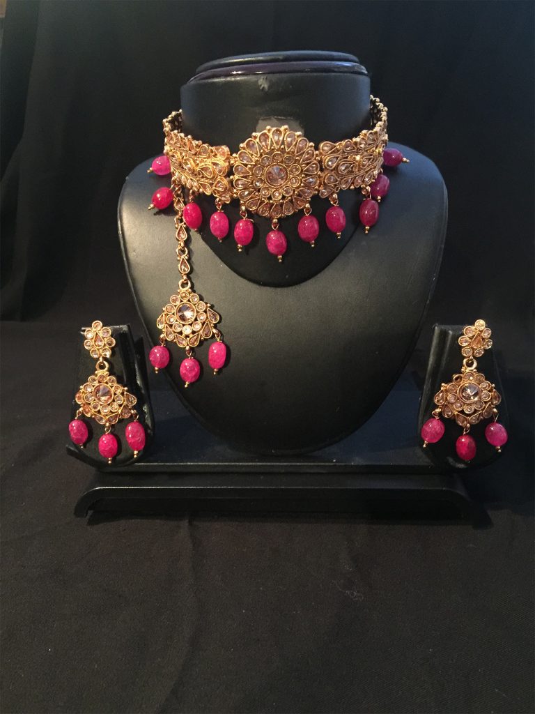 Buy Fashionable Gold Choker Necklace Set Online in UK Lotus Atelier